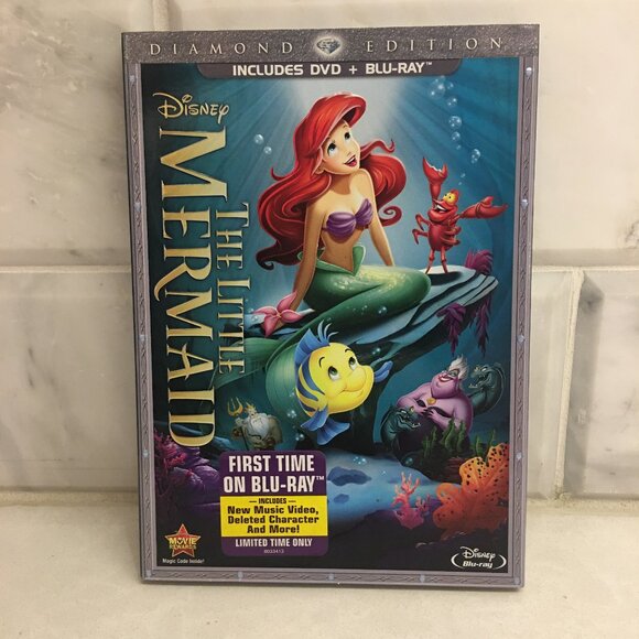 Disney The Little Mermaid Diamond Edition DVD & Blu Ray - Picture 1 of 2